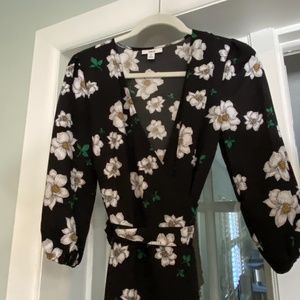 NWOT Wrap maxi dress